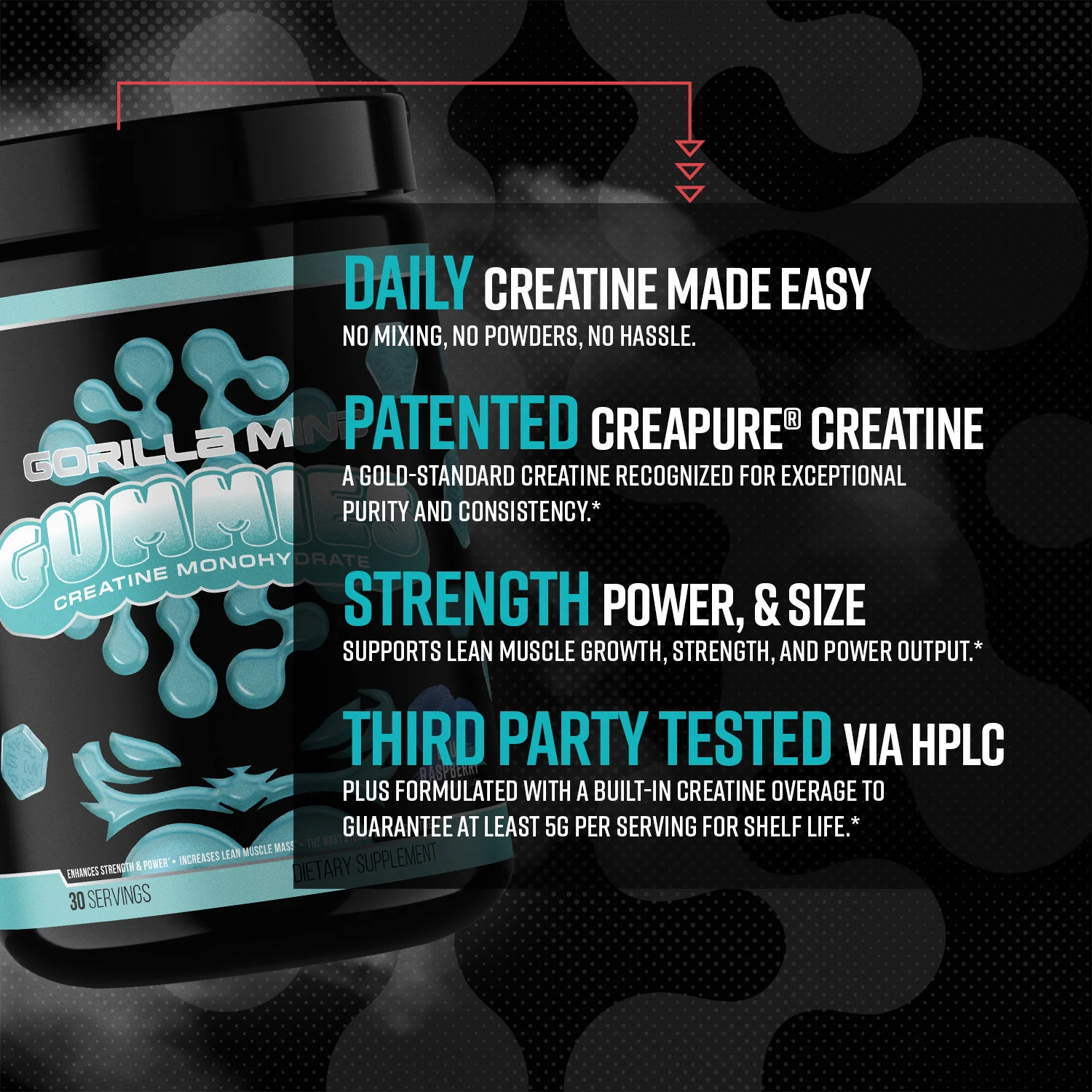 Gorilla Mind Creatine Gummies - Image 3