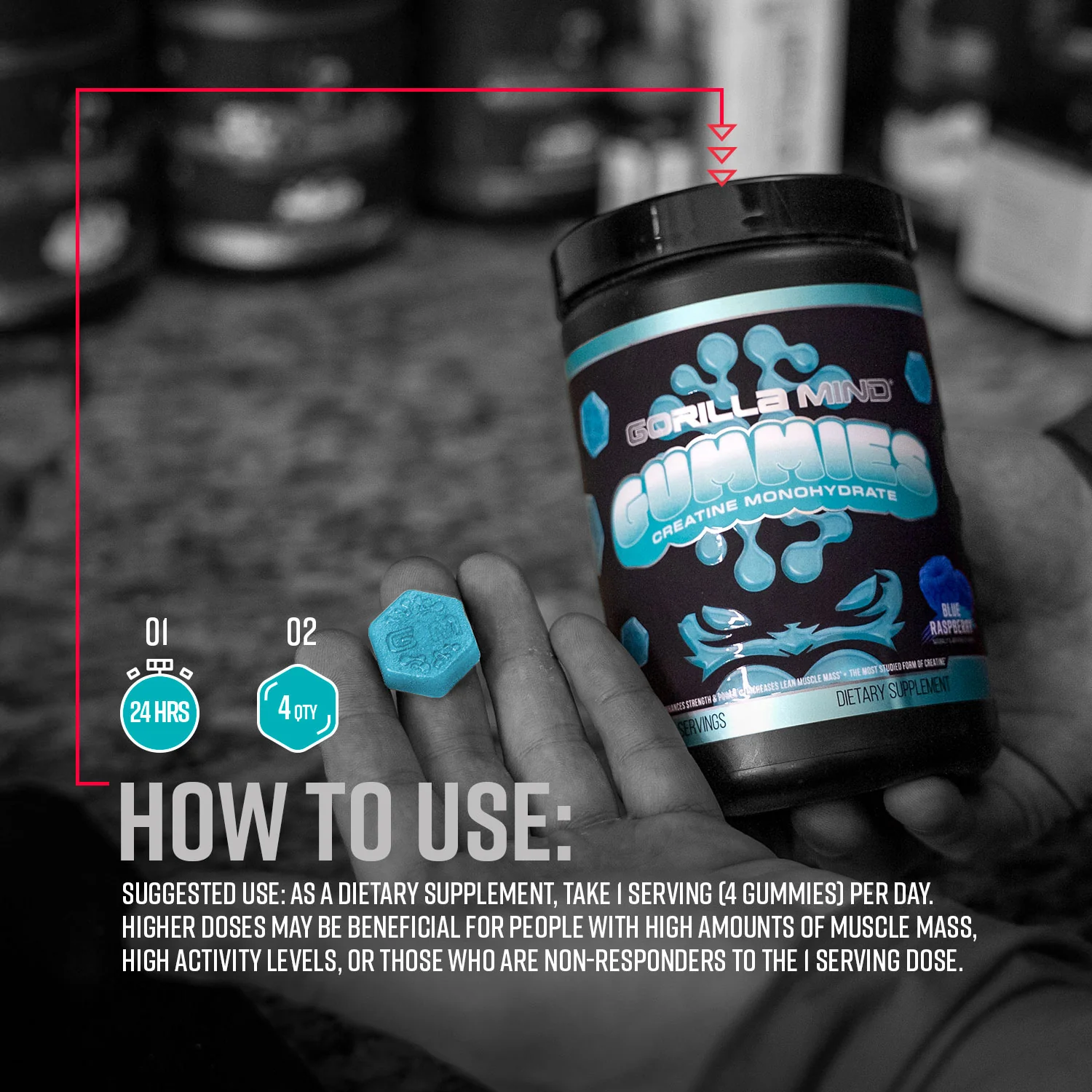 Gorilla Mind Creatine Gummies - Image 5