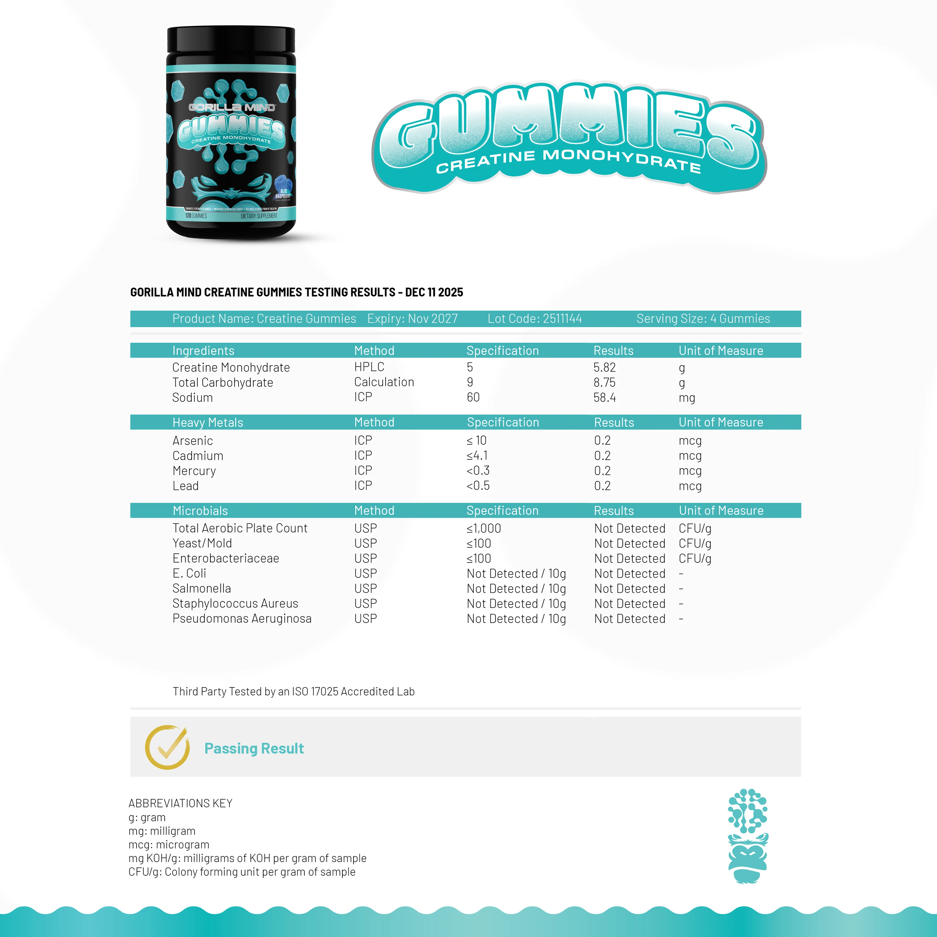 Gorilla Mind Creatine Gummies - Image 6